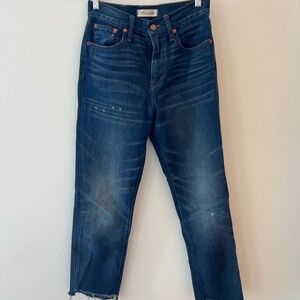Madewell Perfect Vintage Jean with Raw Edge Hem